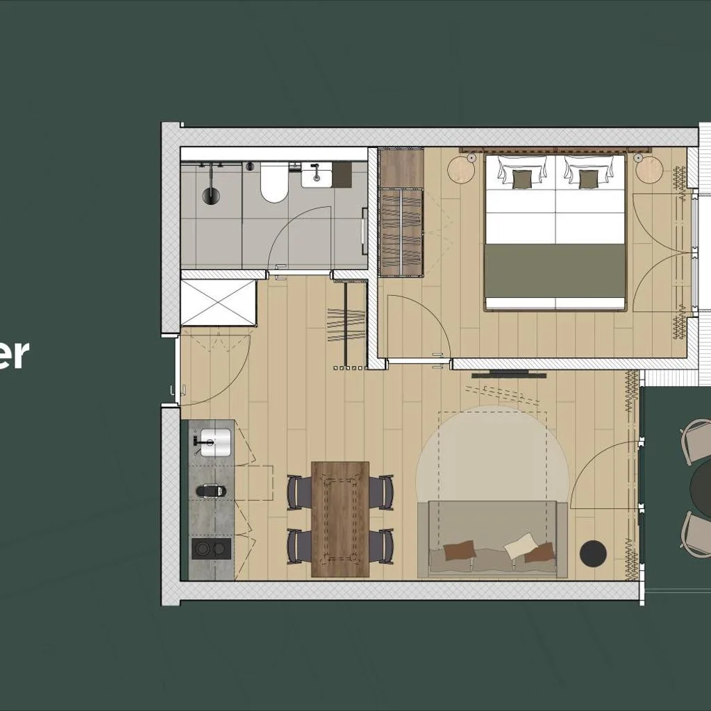 KURVE Apartments & Lounge - صورة 11