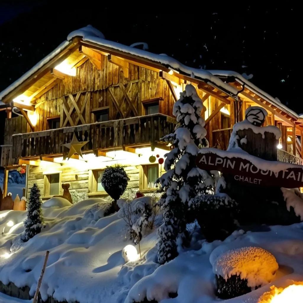 Alpine Mountain Chalet - صورة 14