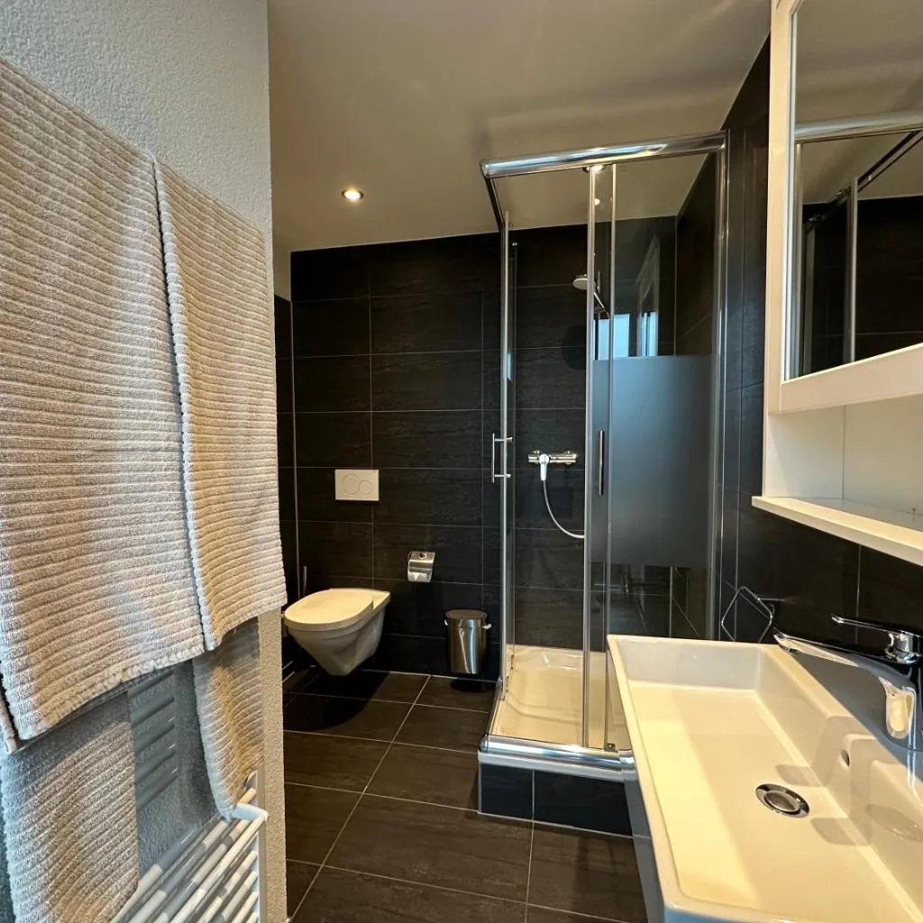 Boutique Hotel & Restaurant Niesenblick - Lakefront rooms with balcony on Lake Thun - SELF CHECK IN & digitale Reception - صورة 17